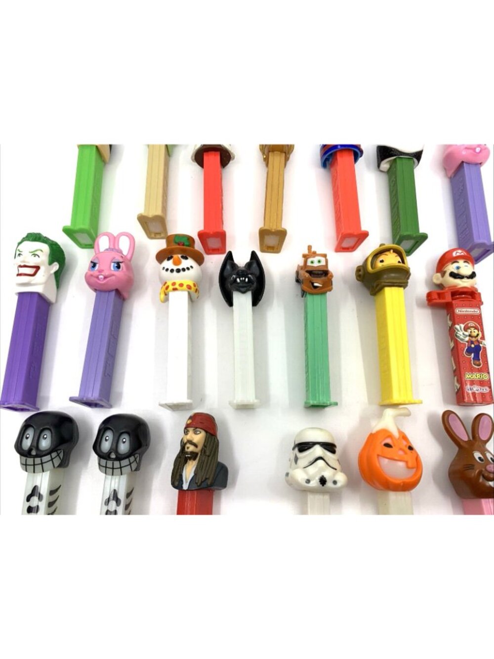 Lot 20 Vintage PEZ Dispensers Mario Joker Star Wars Disney Halloween C3PO Yoda - Picture 3 of 10
